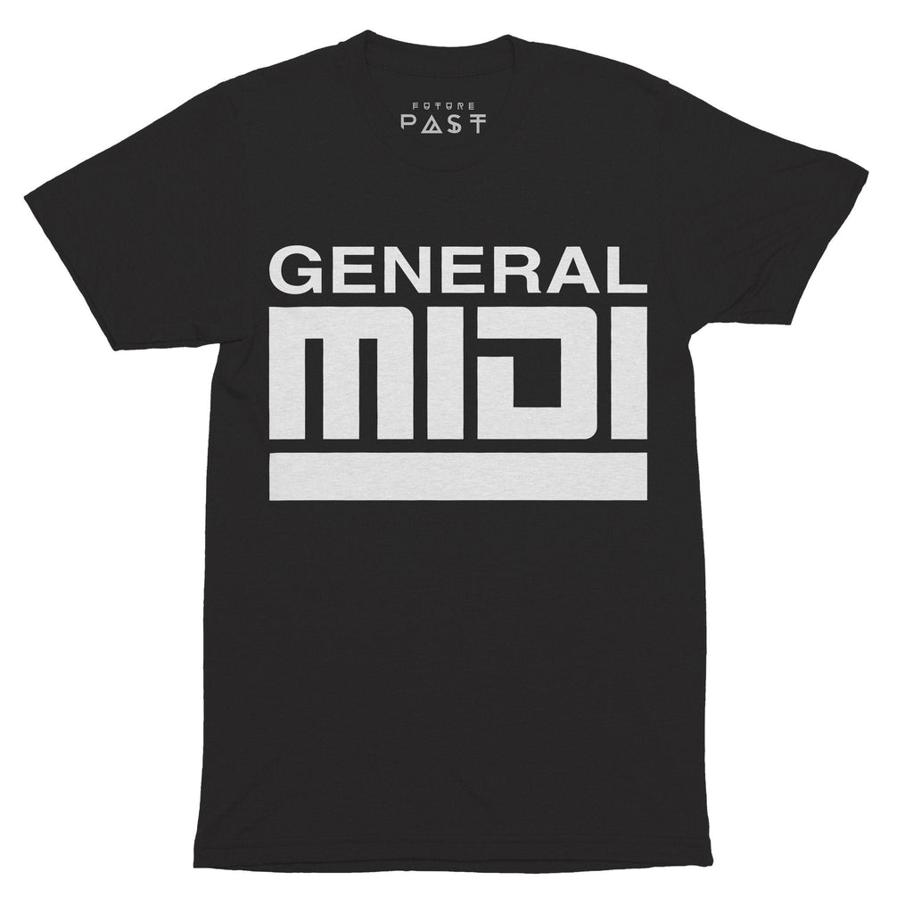 General Midi T-Shirt / Black-Future Past-Essential Republik