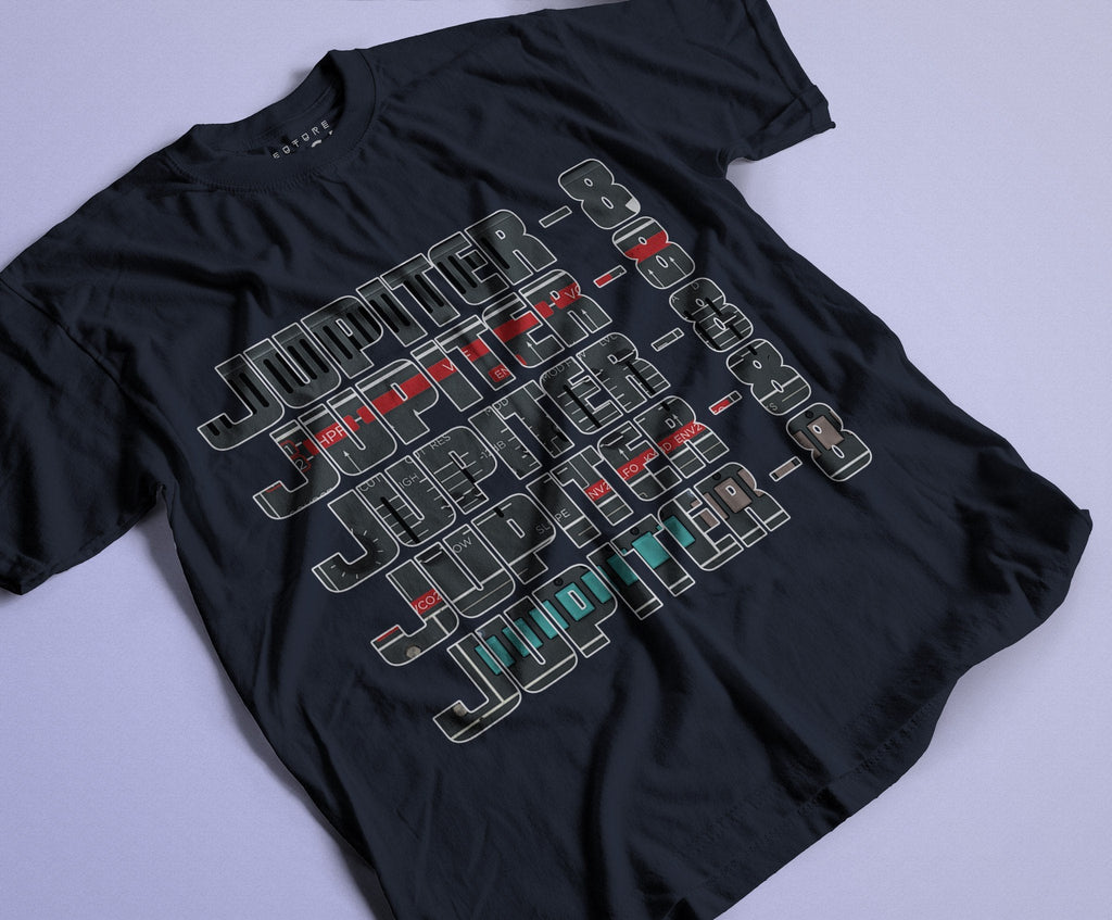 Tribute To Jupiter-8 T-Shirt / Navy-Future Past-Essential Republik