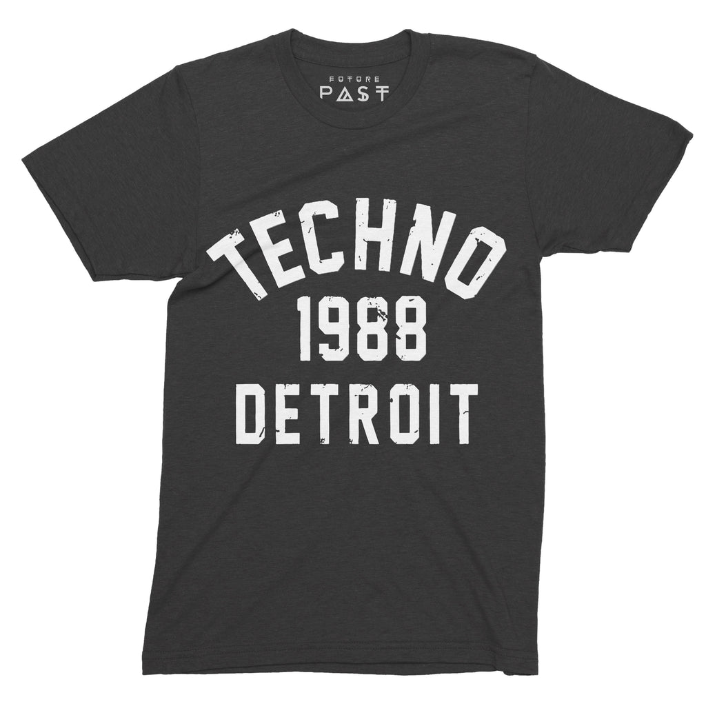 Techno 1988 T-Shirt / Black-Future Past-Essential Republik