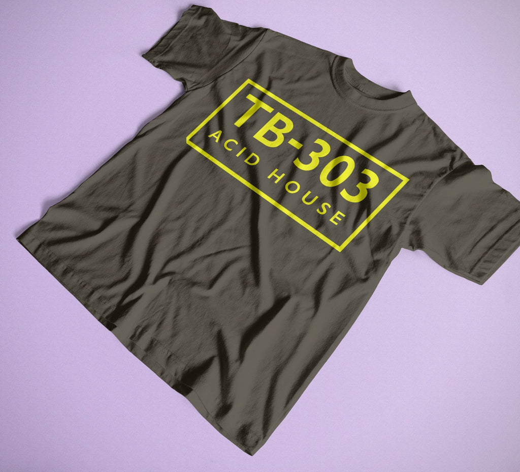 TB-303 FAC51 Acid House T-Shirt / Khaki-Future Past-Essential Republik