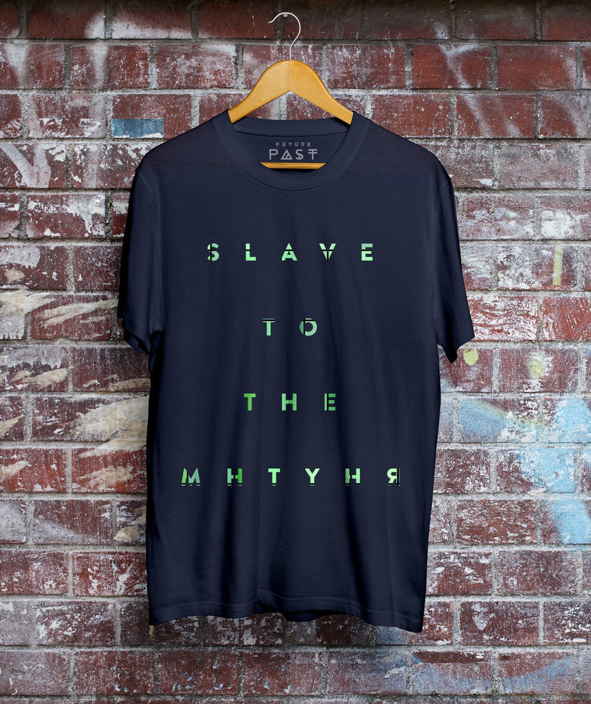 Slave To The Rhythm T-Shirt / Navy-Future Past-Essential Republik