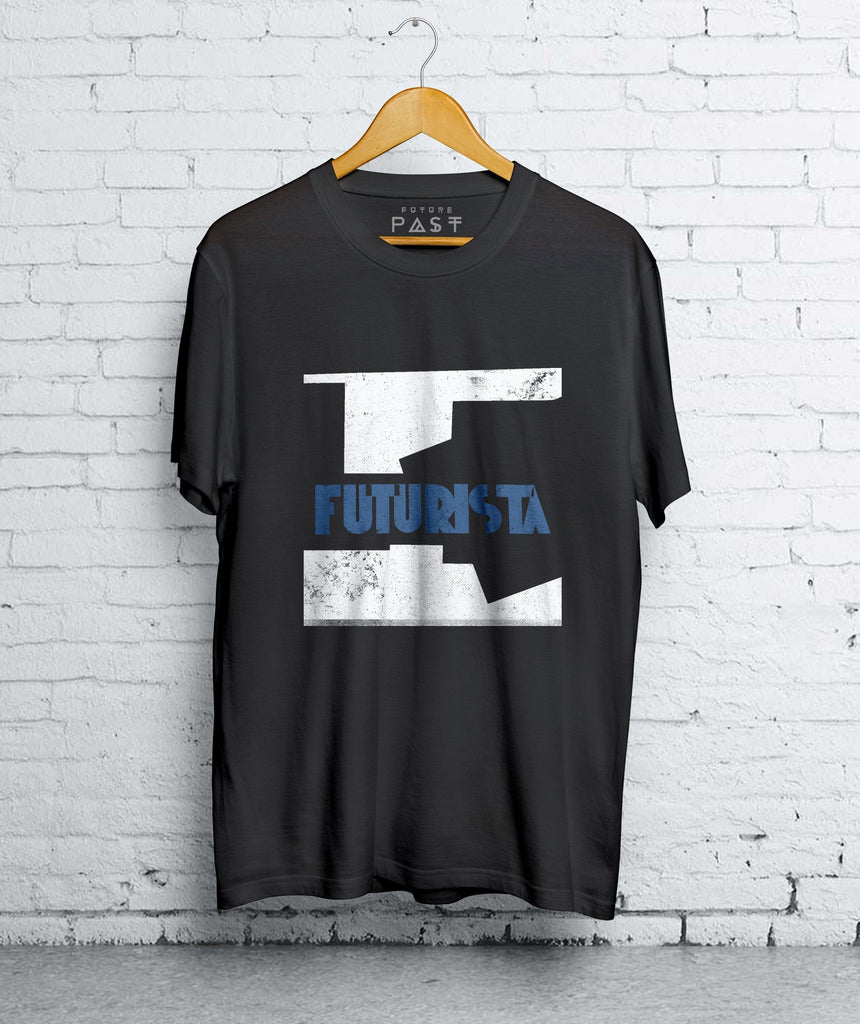 Futurism Futurista T-Shirt / Black-Future Past-Essential Republik
