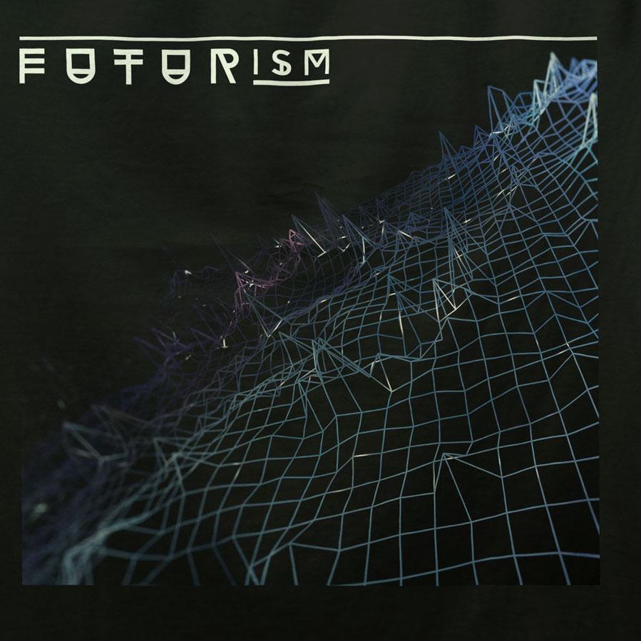 Futurism Techno T-Shirt / Black-Future Past-Essential Republik