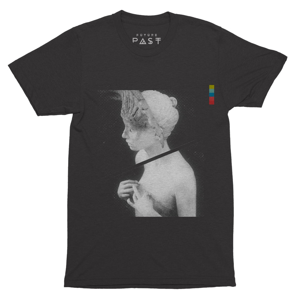 Statue In Stasis T-Shirt / Black-Future Past-Essential Republik