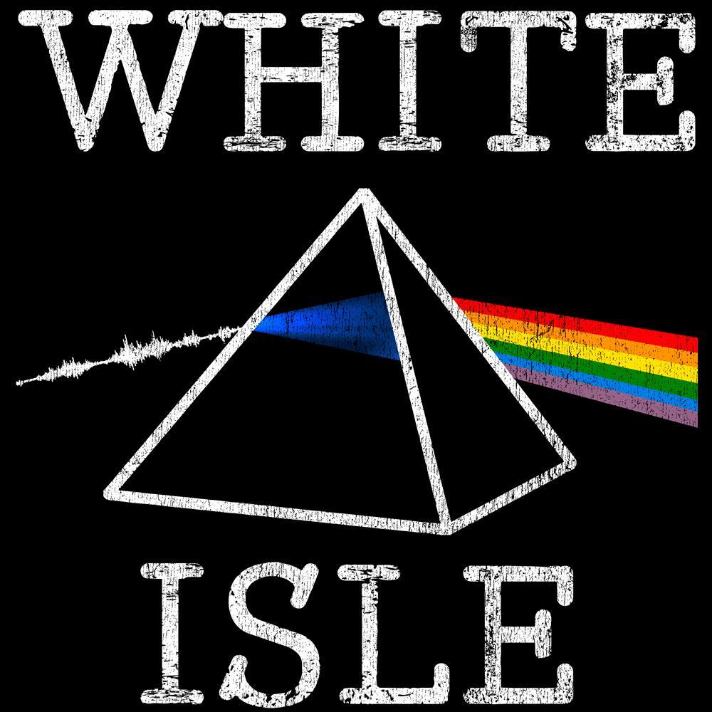 White Isle Side Of The Moon T-Shirt / Black-Future Past-Essential Republik