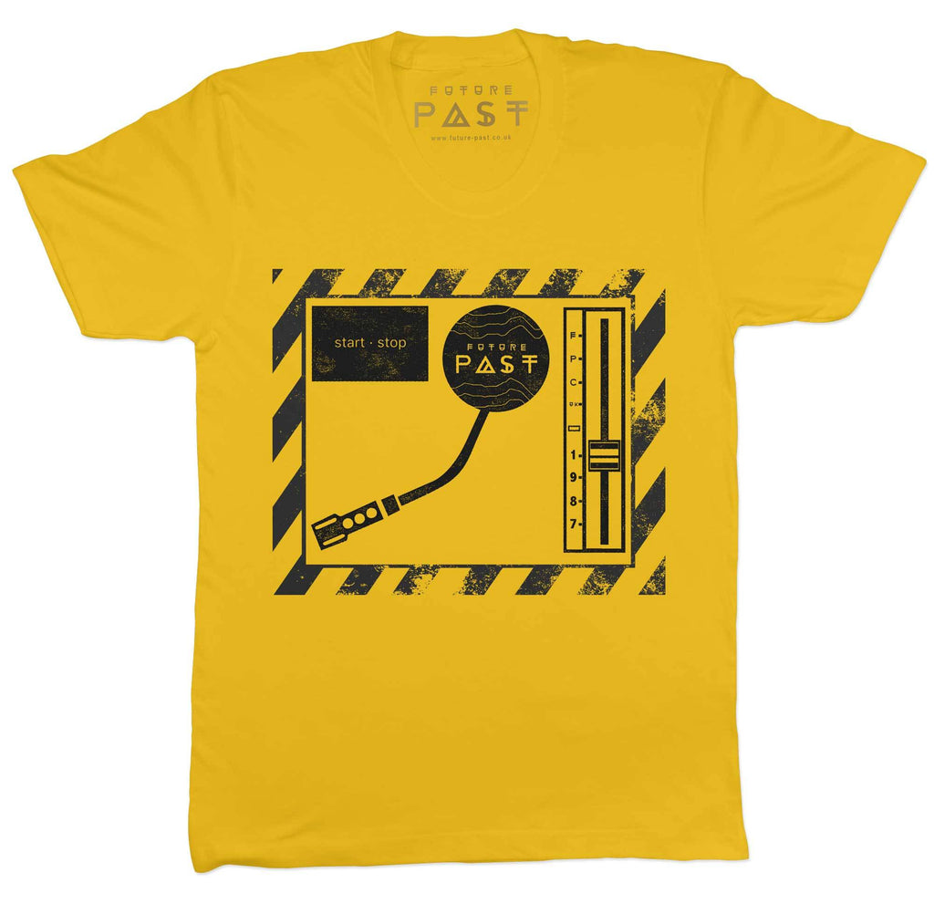 Turntable Elements T-Shirt / Gold-Future Past-Essential Republik