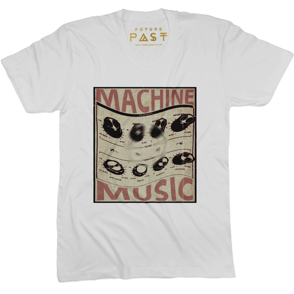 Machine Music T-Shirt / White-Future Past-Essential Republik