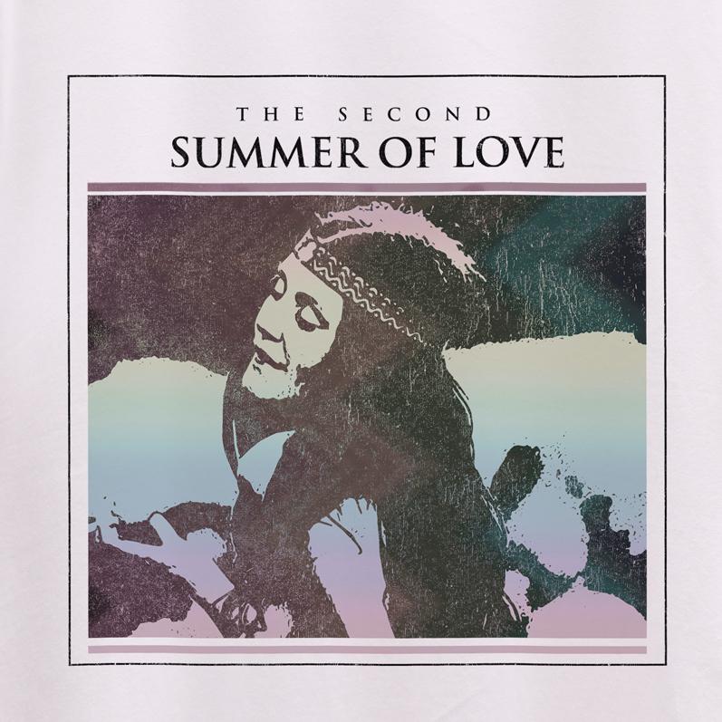 Second Summer Of Love Remix T-Shirt / Cream-Future Past-Essential Republik