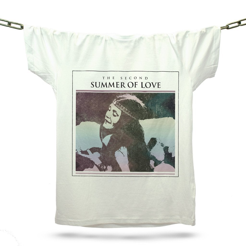 Second Summer Of Love T-Shirt / White-Future Past-Essential Republik