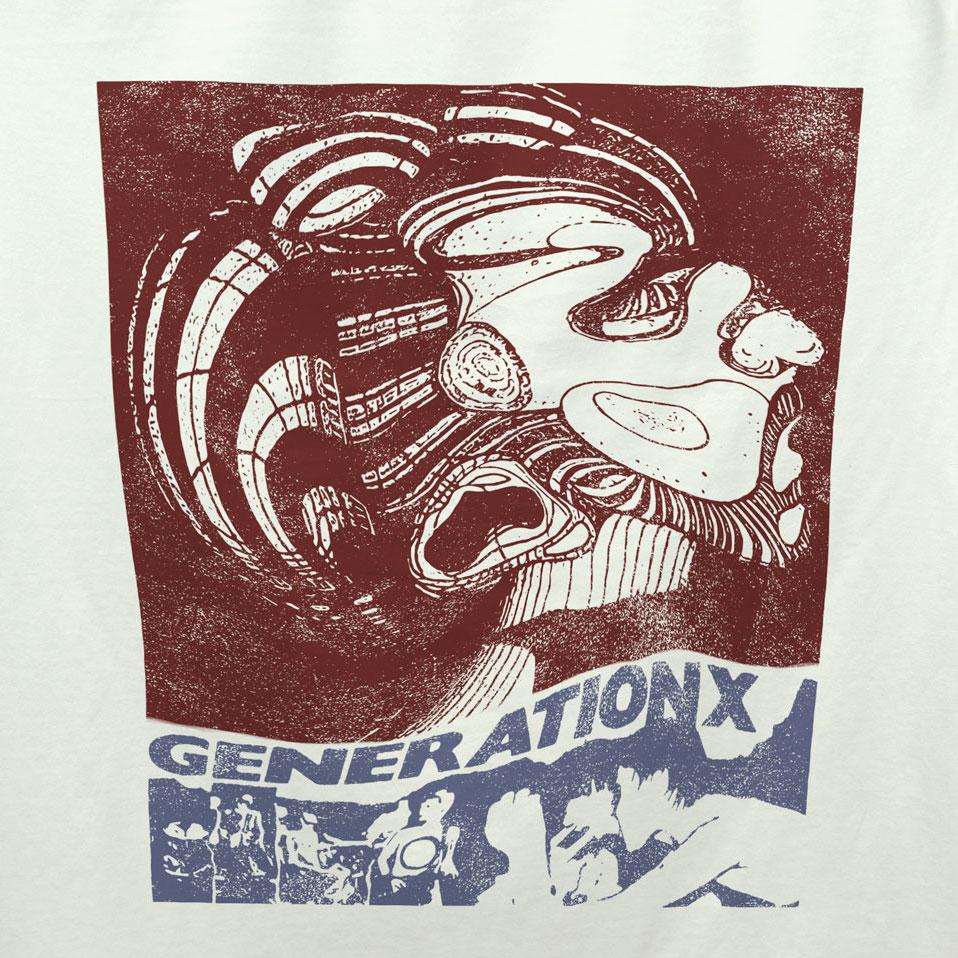 Gen X T-Shirt / White-Future Past-Essential Republik