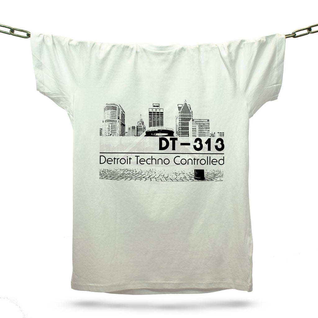 Detroit Techno DT-313 T-Shirt / White-Future Past-Essential Republik