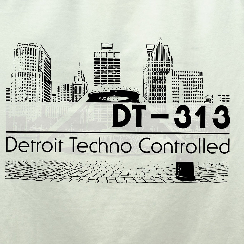Detroit Techno DT-313 T-Shirt / White-Future Past-Essential Republik