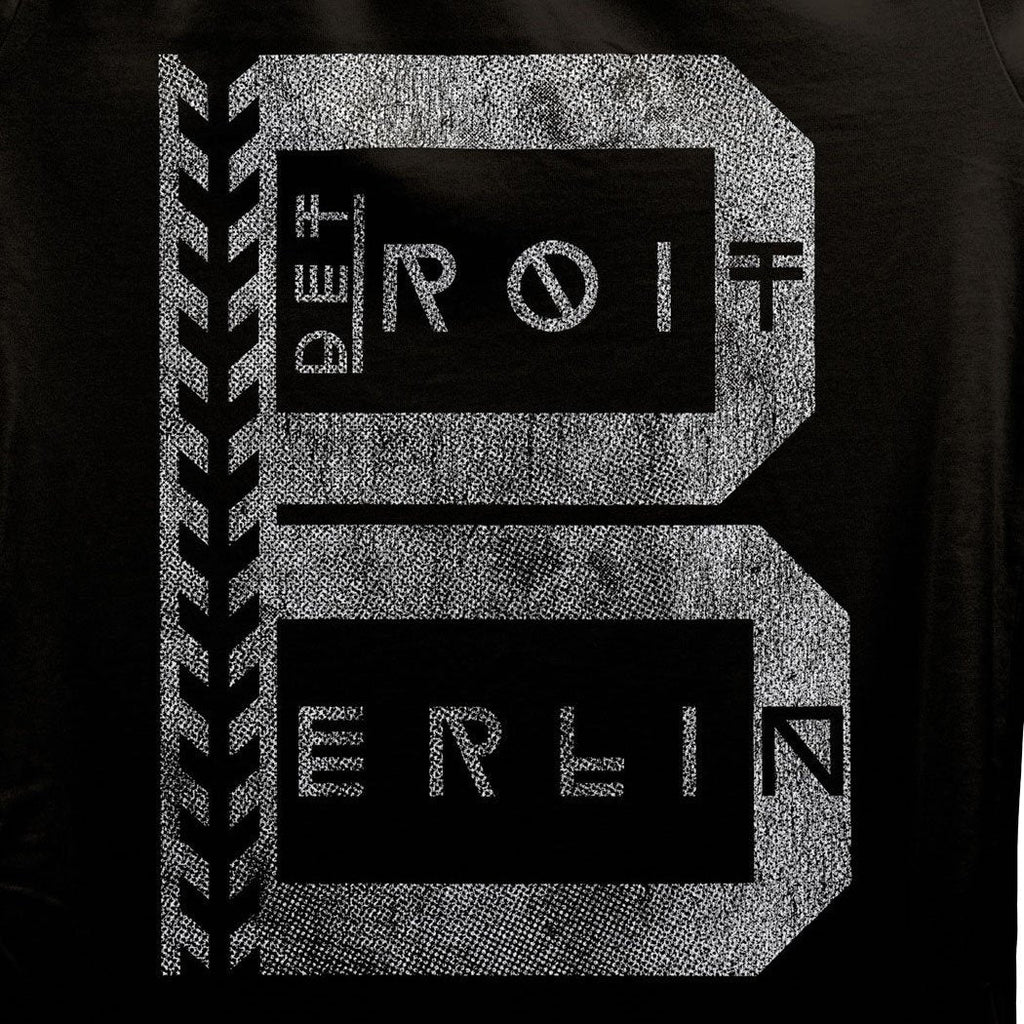 Techno From Detroit To Berlin T-Shirt / Black-Future Past-Essential Republik