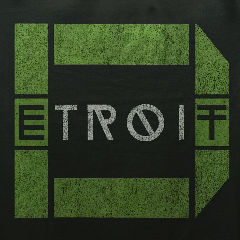 Techno Detroit T-Shirt / Black-Future Past-Essential Republik