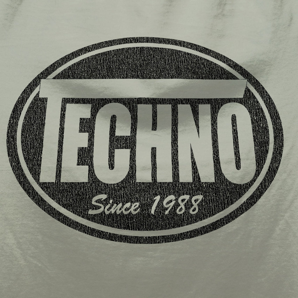 Techno Skatewear T-Shirt / Grey-Future Past-Essential Republik