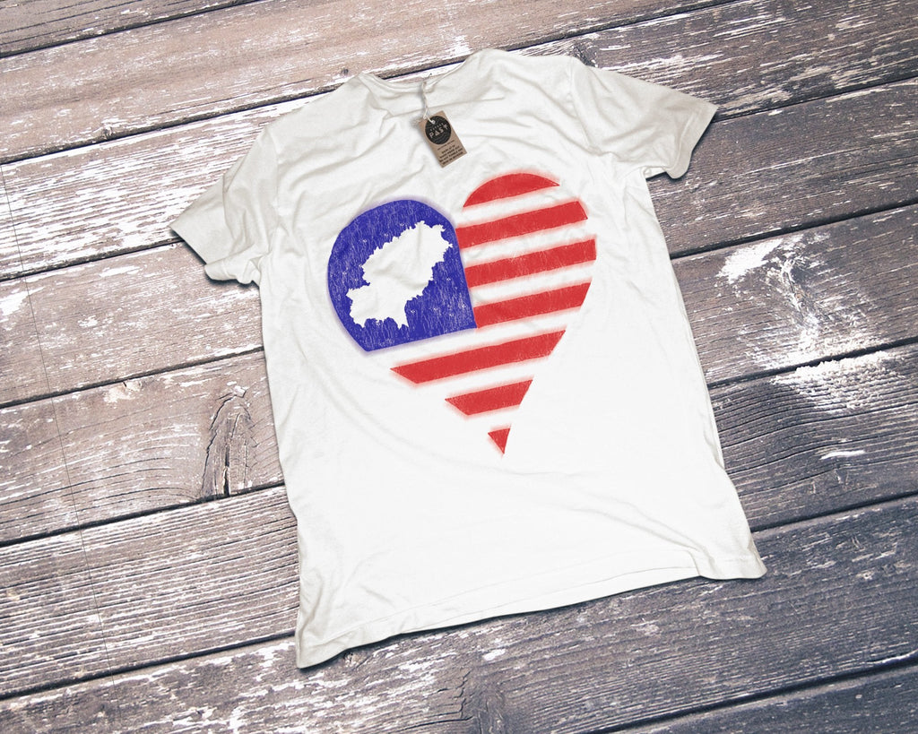 Ibiza Love Heart T-Shirt / White-Future Past-Essential Republik