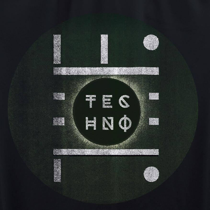Techno Movement T-Shirt / Black-Future Past-Essential Republik