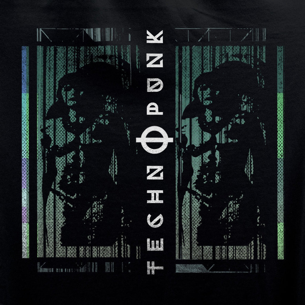Techno Punk T-Shirt / Black-Future Past-Essential Republik
