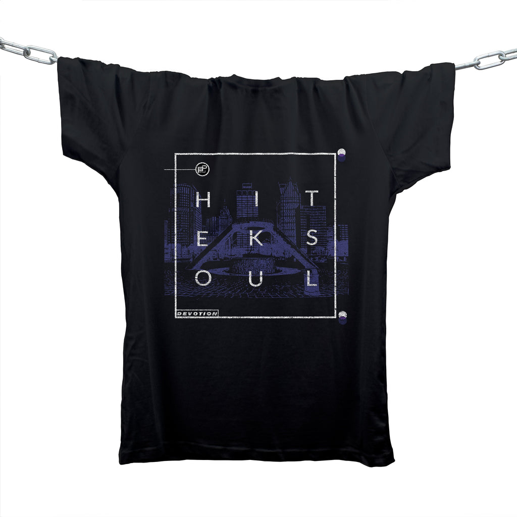HiTekSoul T-Shirt / Black-Future Past-Essential Republik