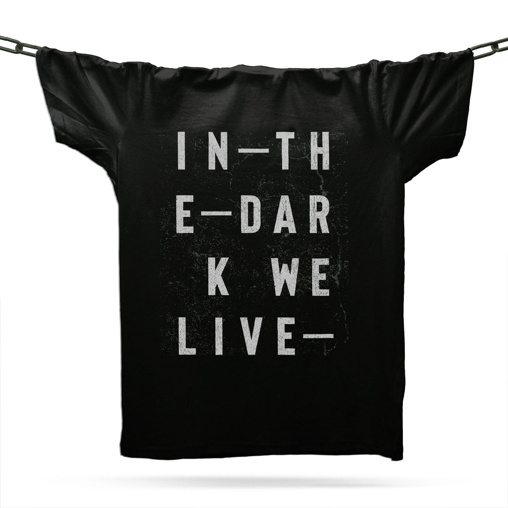 In The Dark We Live T-Shirt / Black-Future Past-Essential Republik