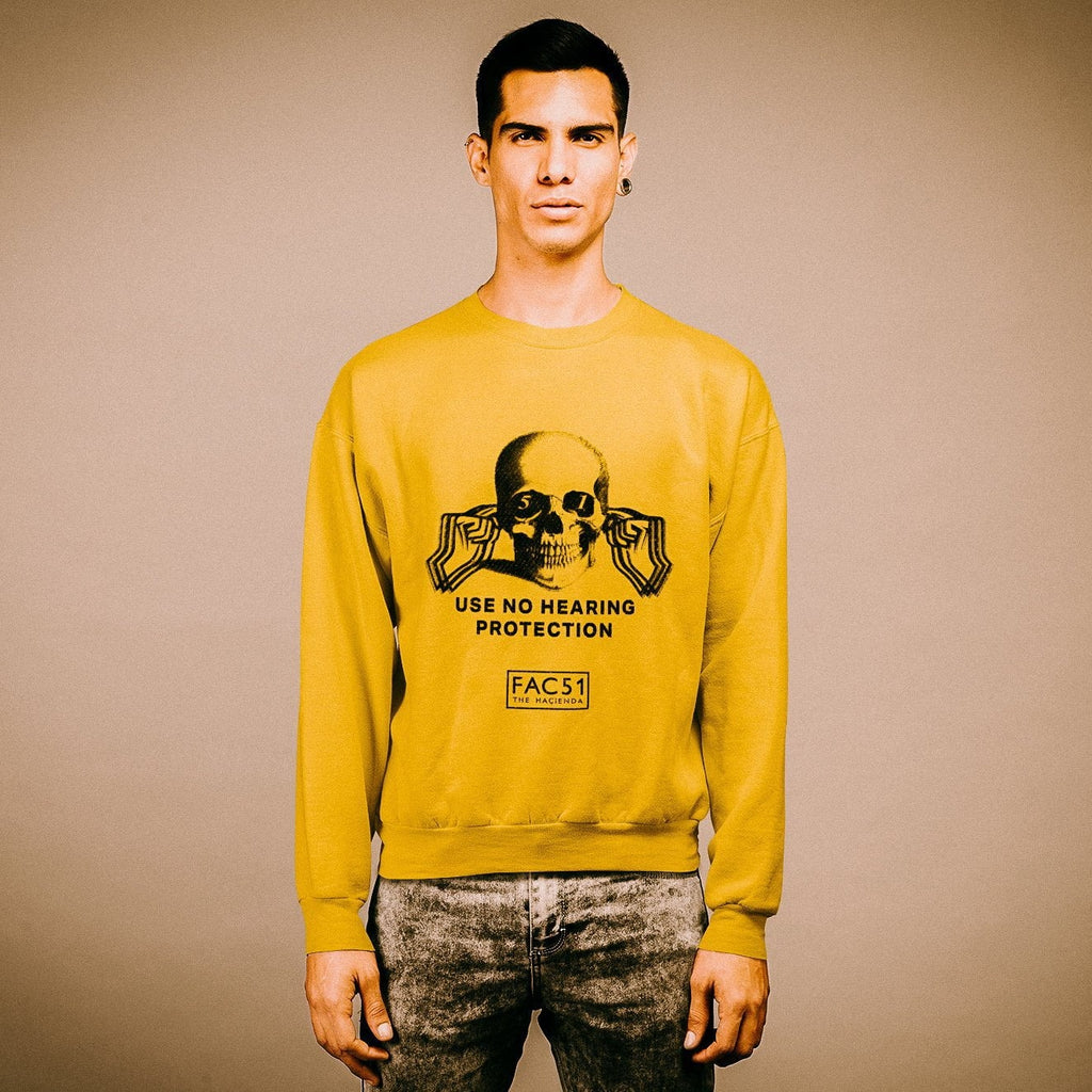 Official Hacienda FAC51 Collaboration Sweatshirt / Gold-Future Past-Essential Republik