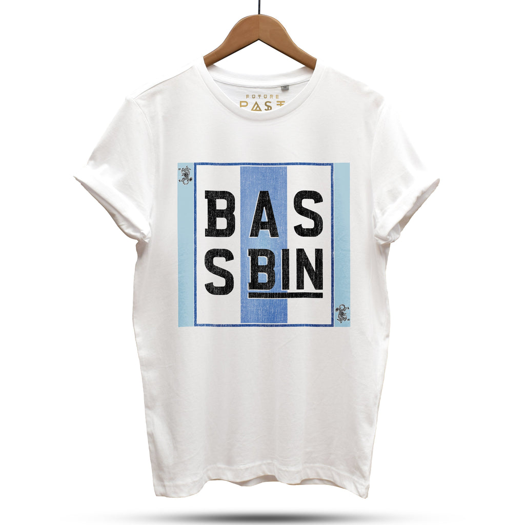 Bass Bin T-Shirt / White-Future Past-Essential Republik