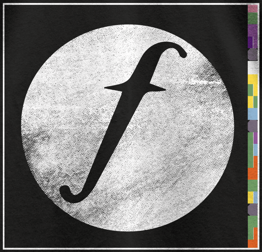 Official Hacienda FAC51 Fractured Collaboration T-Shirt / Black-Future Past-Essential Republik