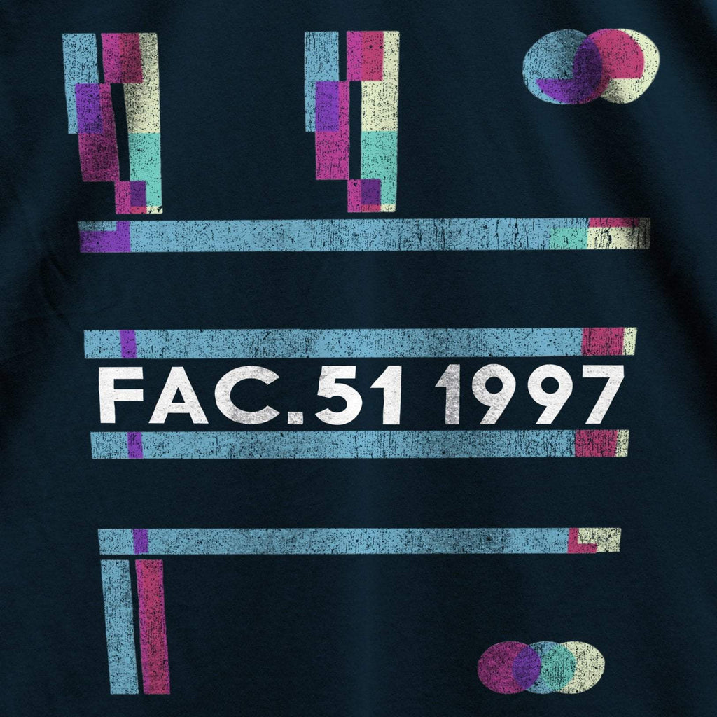 Official Hacienda FAC51 1997 Collaboration T-Shirt / Navy-Future Past-Essential Republik