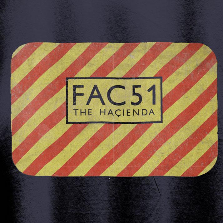 Official Hacienda FAC51 Membership Card T-Shirt / Navy-Future Past-Essential Republik