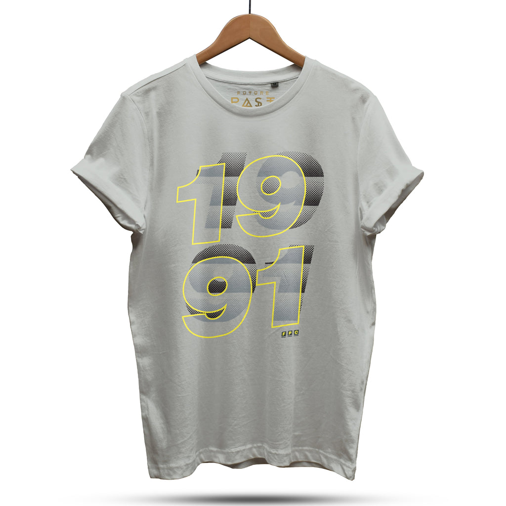 1991 T-Shirt / Grey-Future Past-Essential Republik