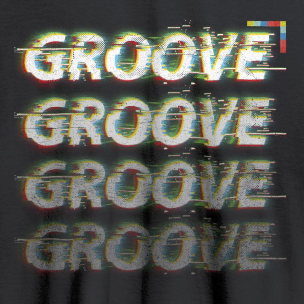 Groove Is In The Remix T-Shirt / Black-Future Past-Essential Republik