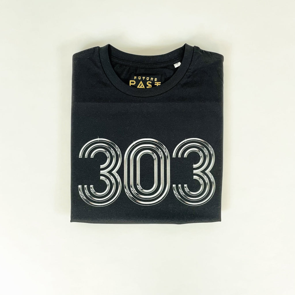 Chrome 303 T-Shirt / Black-Future Past-Essential Republik