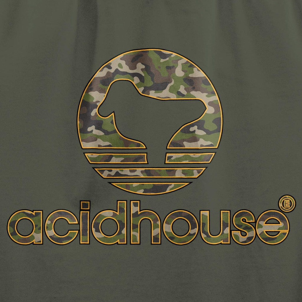 Camouflage Acid Sportswear T-Shirt / Khaki-Future Past-Essential Republik