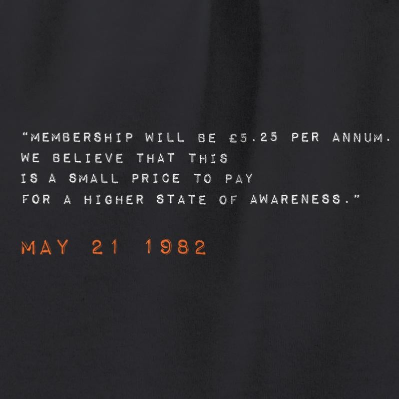 Official Hacienda FAC51 Higher State T-Shirt / Black-Future Past-Essential Republik