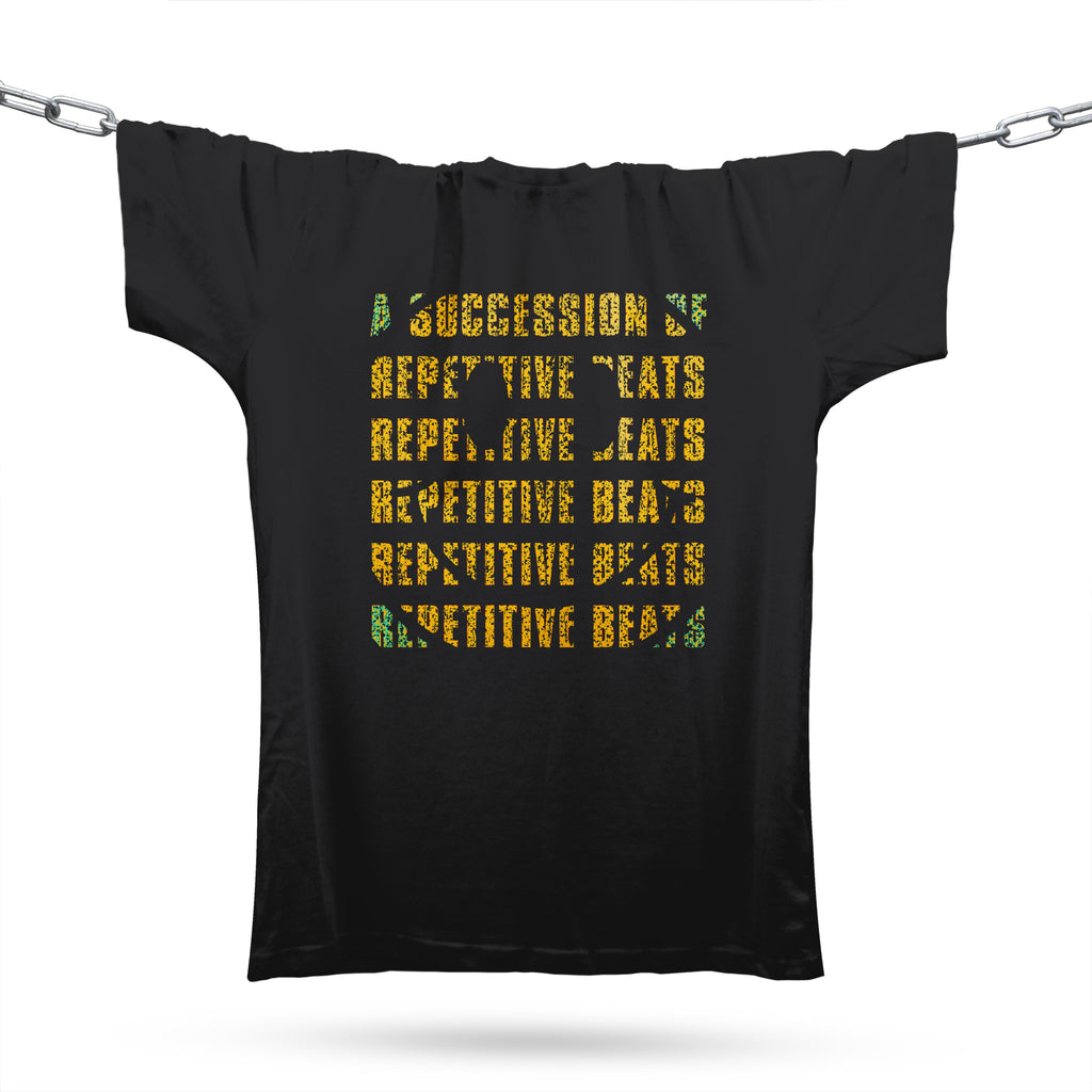 A Succession of Repetitive Beats T-Shirt / Black-Future Past-Essential Republik