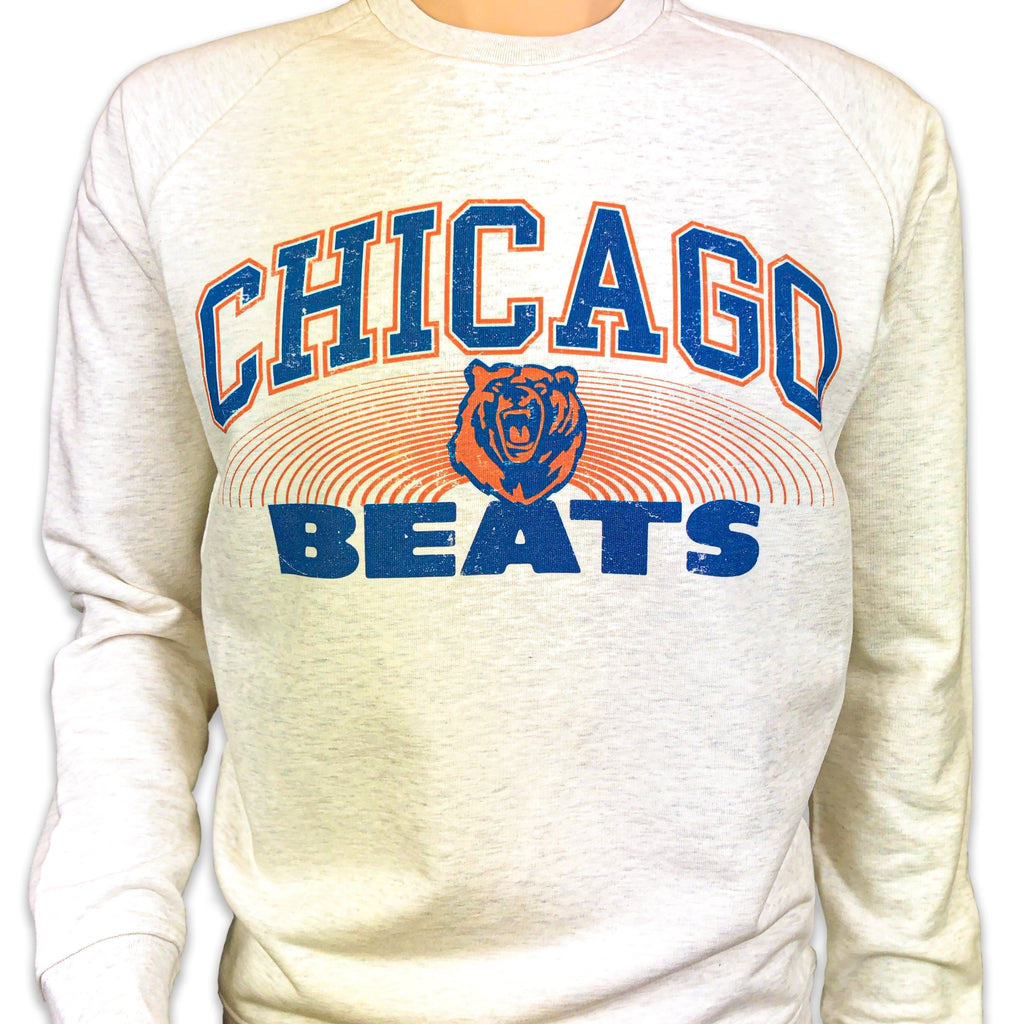 Chicago Beats Premium Sweatshirt / Cream Marl-Future Past-Essential Republik
