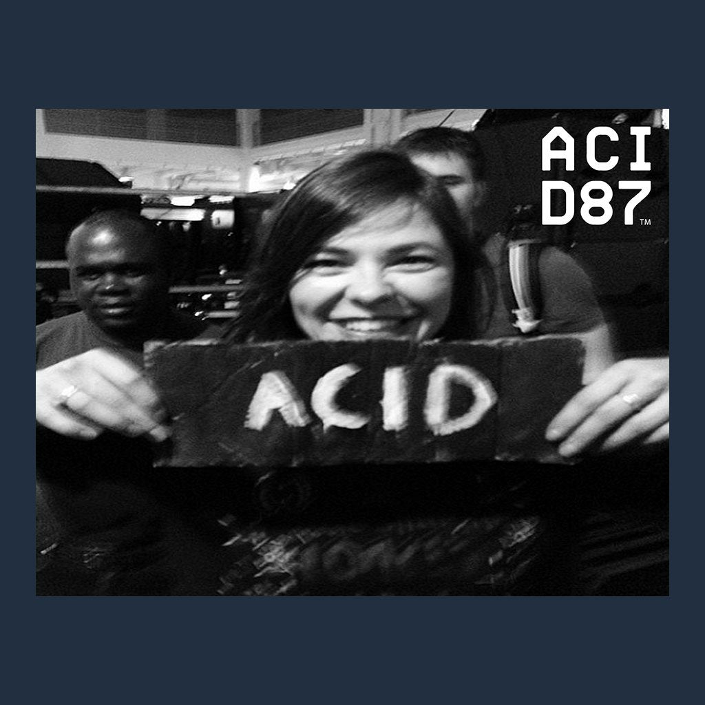 Nina Loves The Acid Unisex Organic T-Shirt-Acid87-Essential Republik