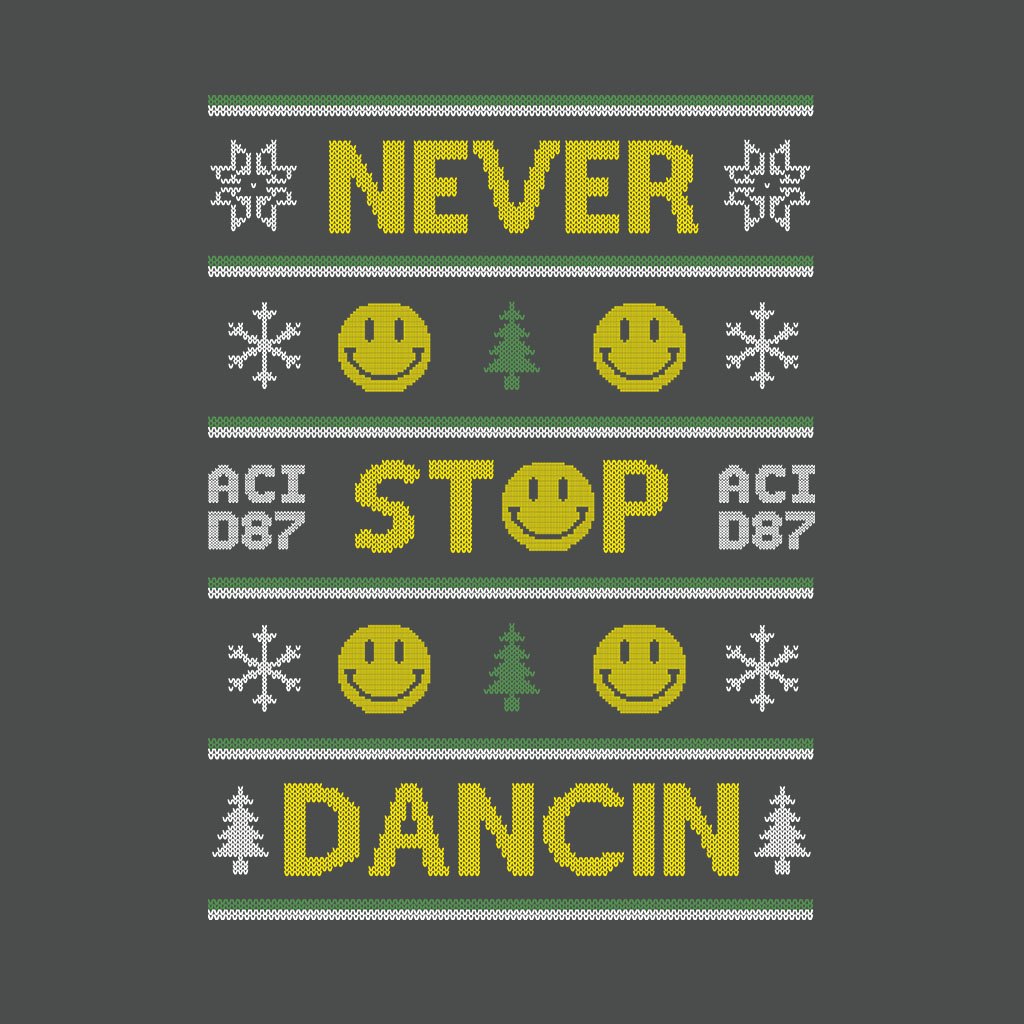 Never Stop Dancin Ugly Christmas Unisex Sweatshirt-Acid87-Essential Republik