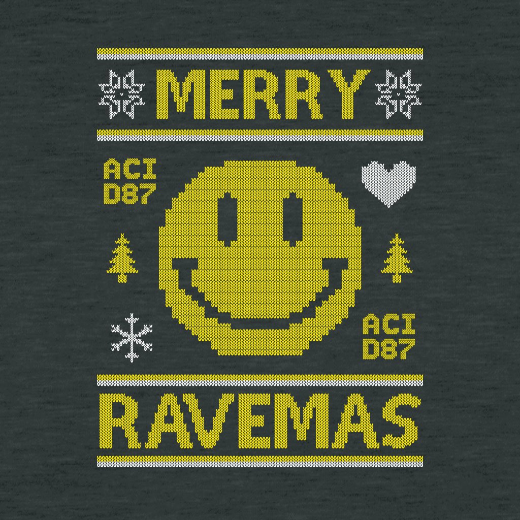 Merry Ravemas I Ugly Christmas Women's T-Shirt-Acid87-Essential Republik