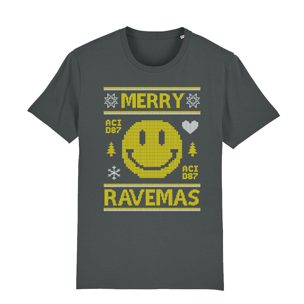 Merry Ravemas I Ugly Christmas Men's T-Shirt-Acid87-Essential Republik