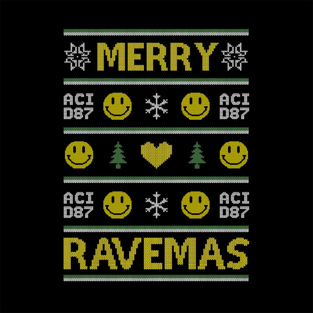 Merry Ravemas II Ugly Christmas Men's T-Shirt-Acid87-Essential Republik