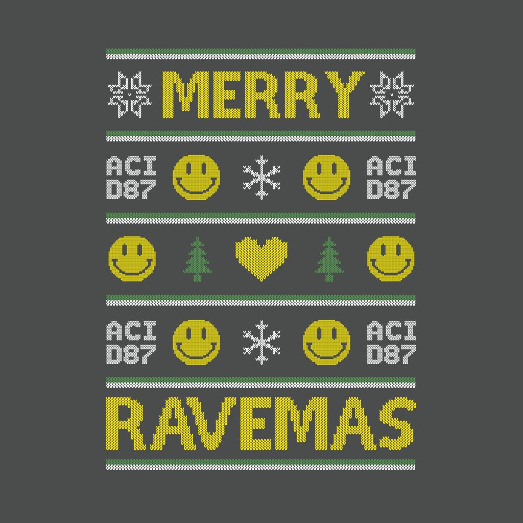 Merry Ravemas II Ugly Christmas Women's T-Shirt-Acid87-Essential Republik