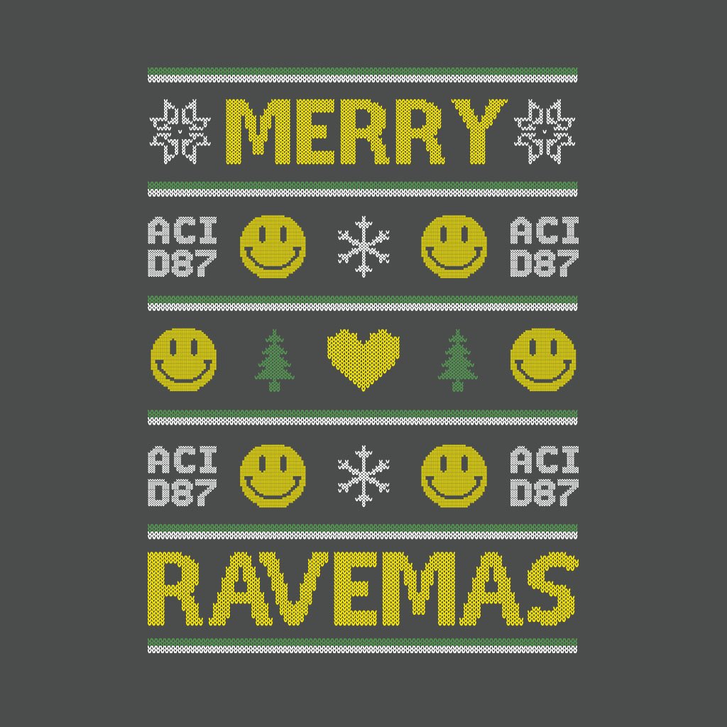 Merry Ravemas II Ugly Christmas Men's T-Shirt-Acid87-Essential Republik