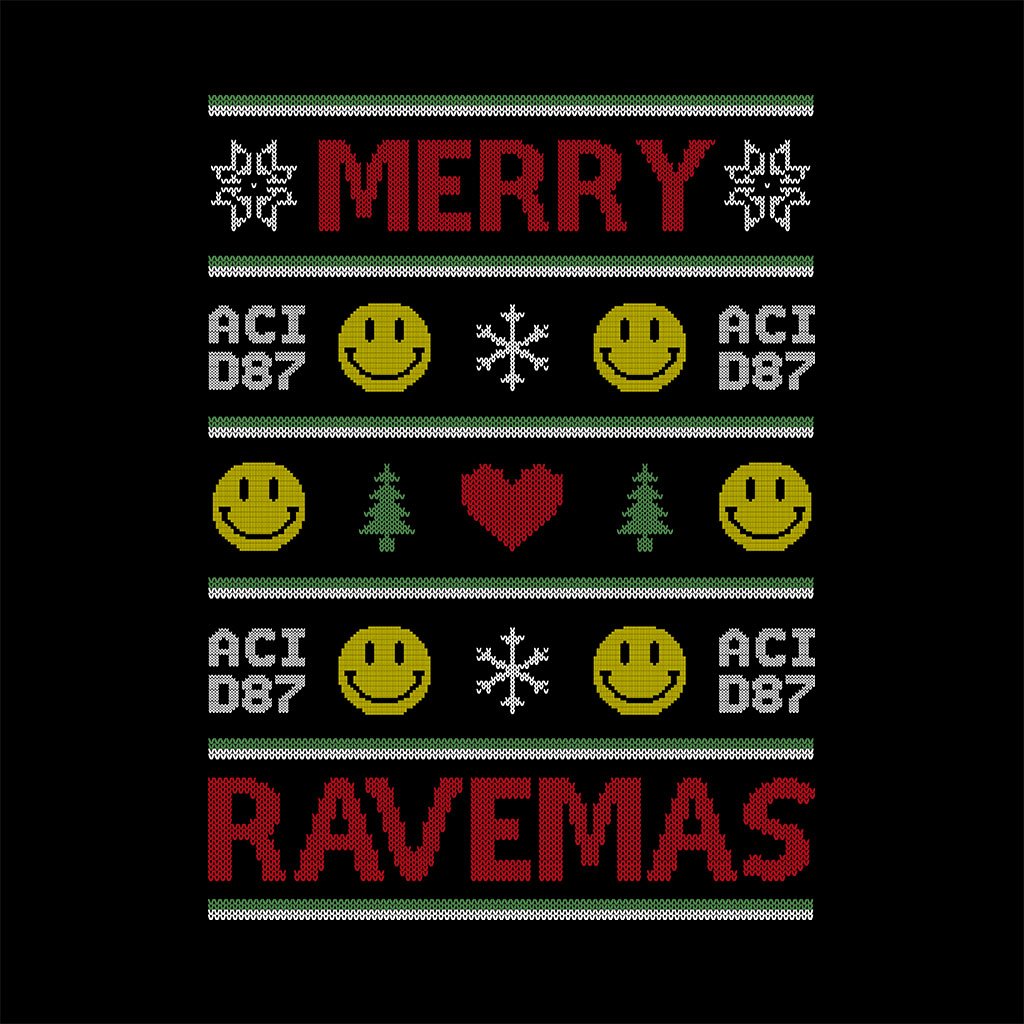 Merry Ravemas III Ugly Christmas Men's T-Shirt-Acid87-Essential Republik