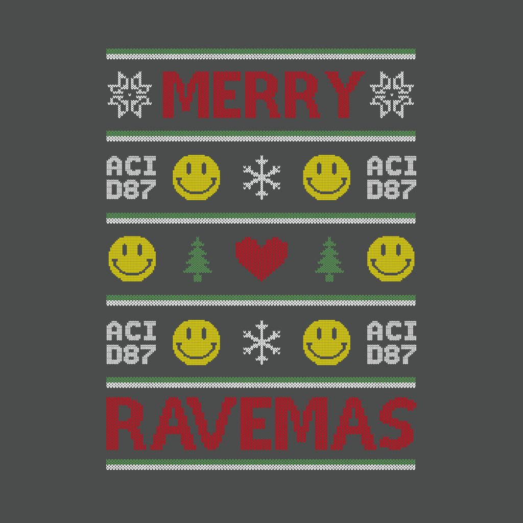 Merry Ravemas III Ugly Christmas Men's T-Shirt-Acid87-Essential Republik