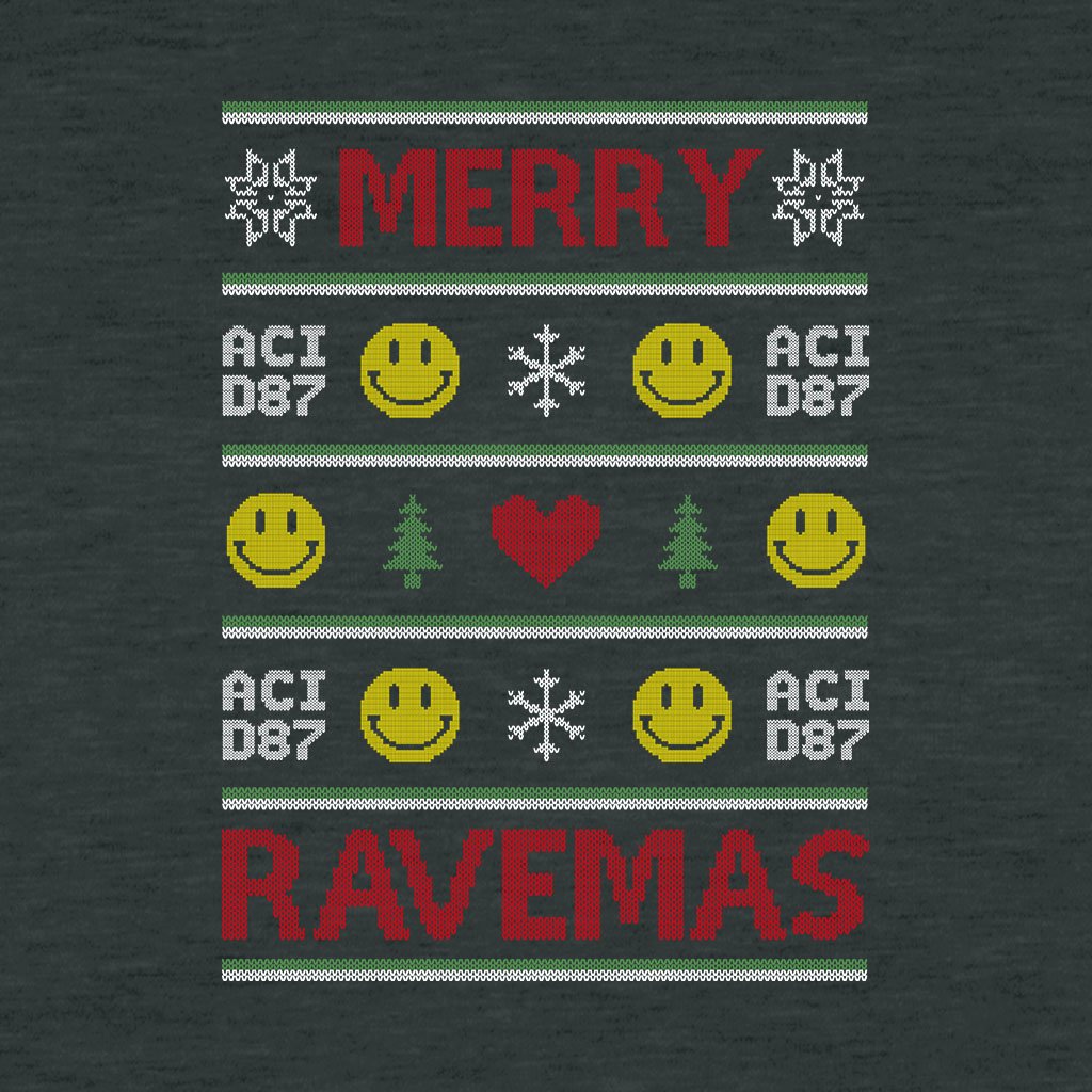 Merry Ravemas III Ugly Christmas Women's T-Shirt-Acid87-Essential Republik