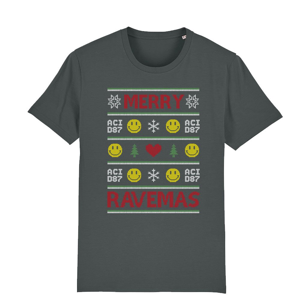 Merry Ravemas III Ugly Christmas Men's T-Shirt-Acid87-Essential Republik