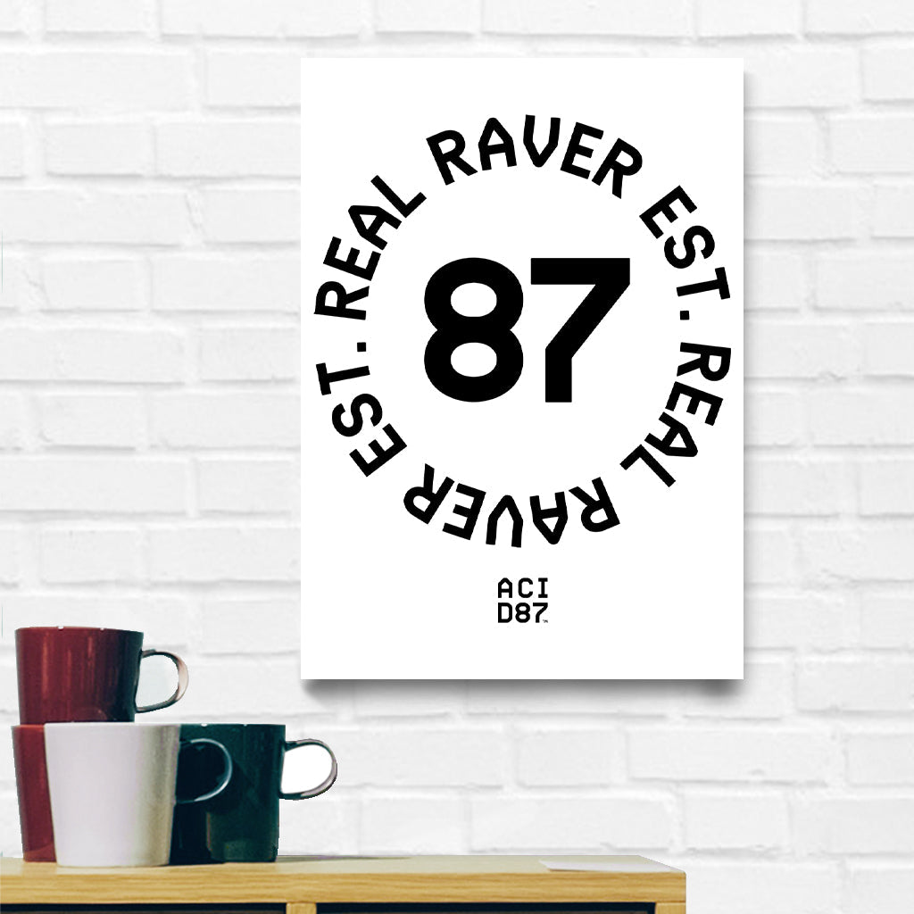 Real Raver Est 1987 A3 Print-Acid87-Essential Republik