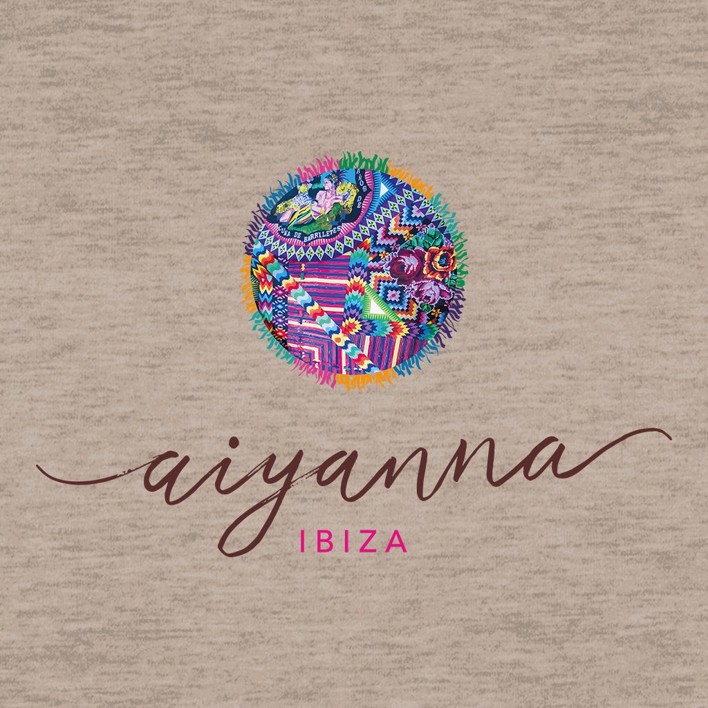 Aiyanna Ibiza Small Brown Logo Men's Iconic Zip-through Hoodie-Aiyanna-Essential Republik