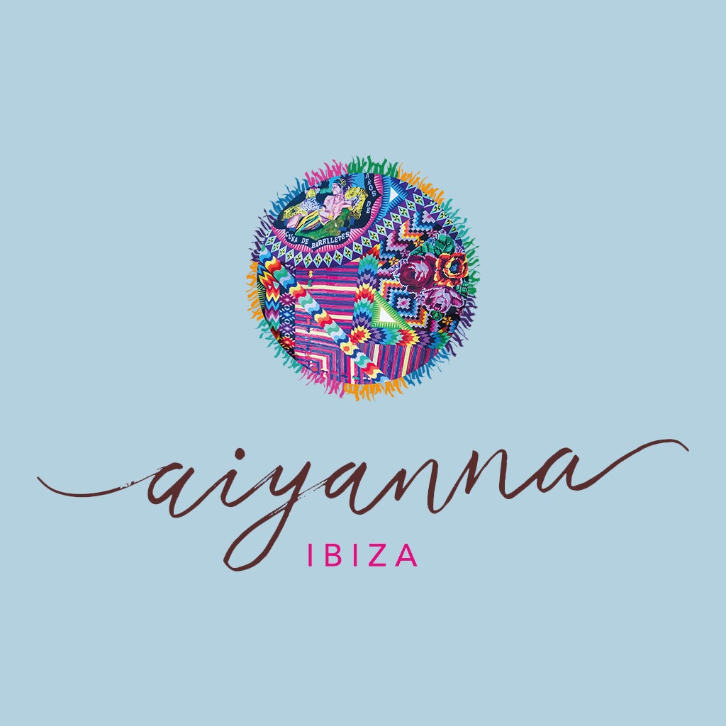 Aiyanna Ibiza Brown Logo Front And Back Print Unisex Organic T-Shirt-Aiyanna-Essential Republik